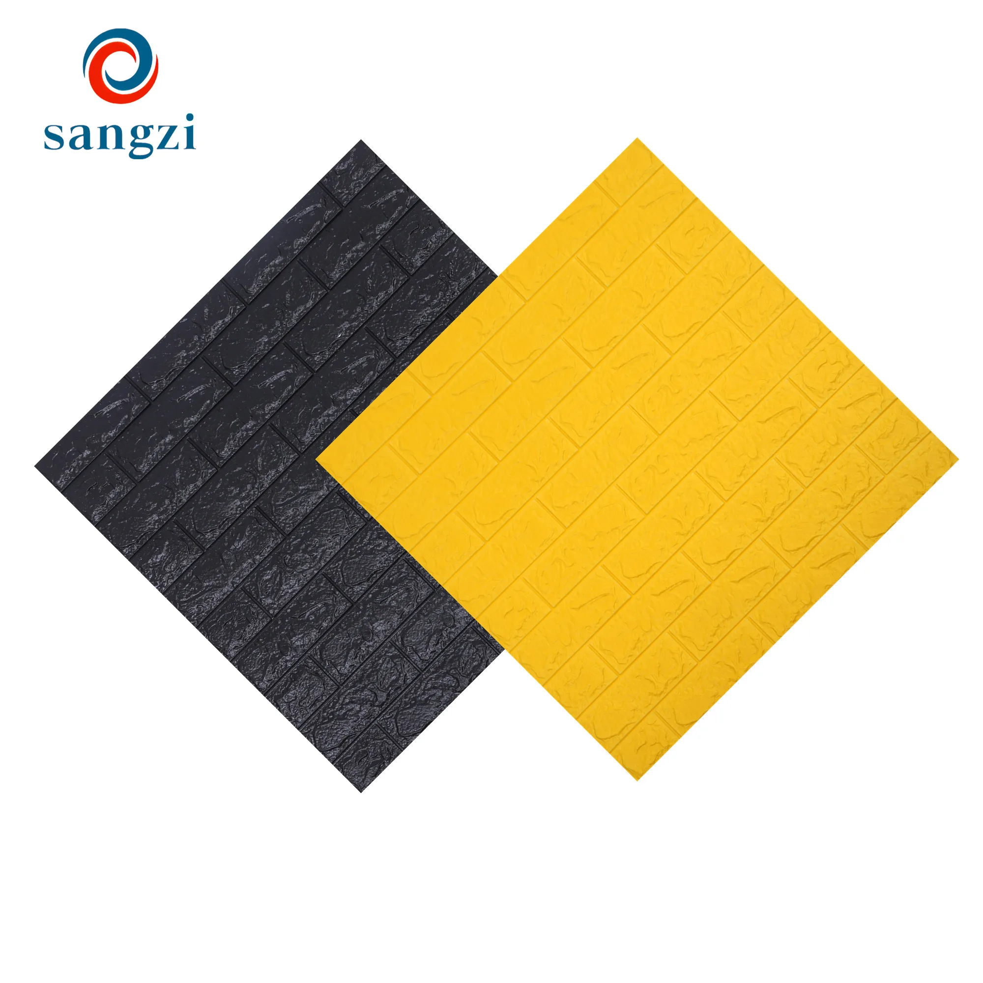  ПВХ доска Xpe огнеупорная звукоизоляция 3D настенные наклейки тиснение печать обои