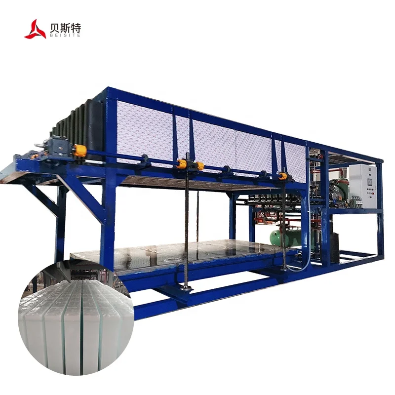 Industrial use ice cubes making machine 10 tons per day in China Automatic & Energy saving, block ice making machines