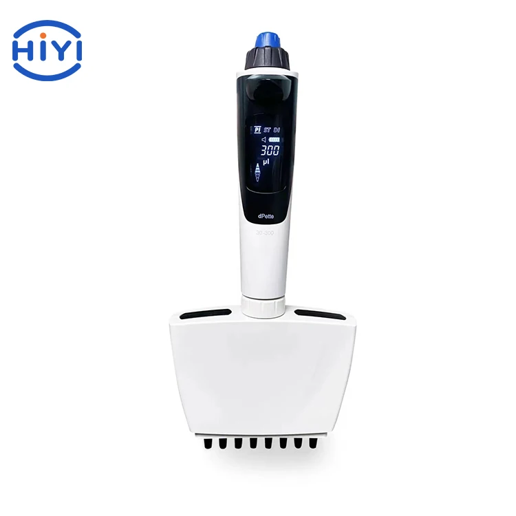 HiYi dPette+ Multi-functional 8-channel Electronic Pipette For Laboratory Best Suited For Cell Culture