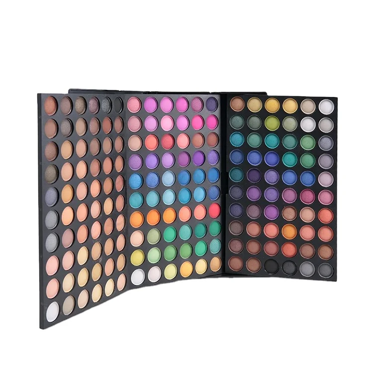 Professional 180 colors create your own brand eyeshadow palette earthy colour cheap makeup palette