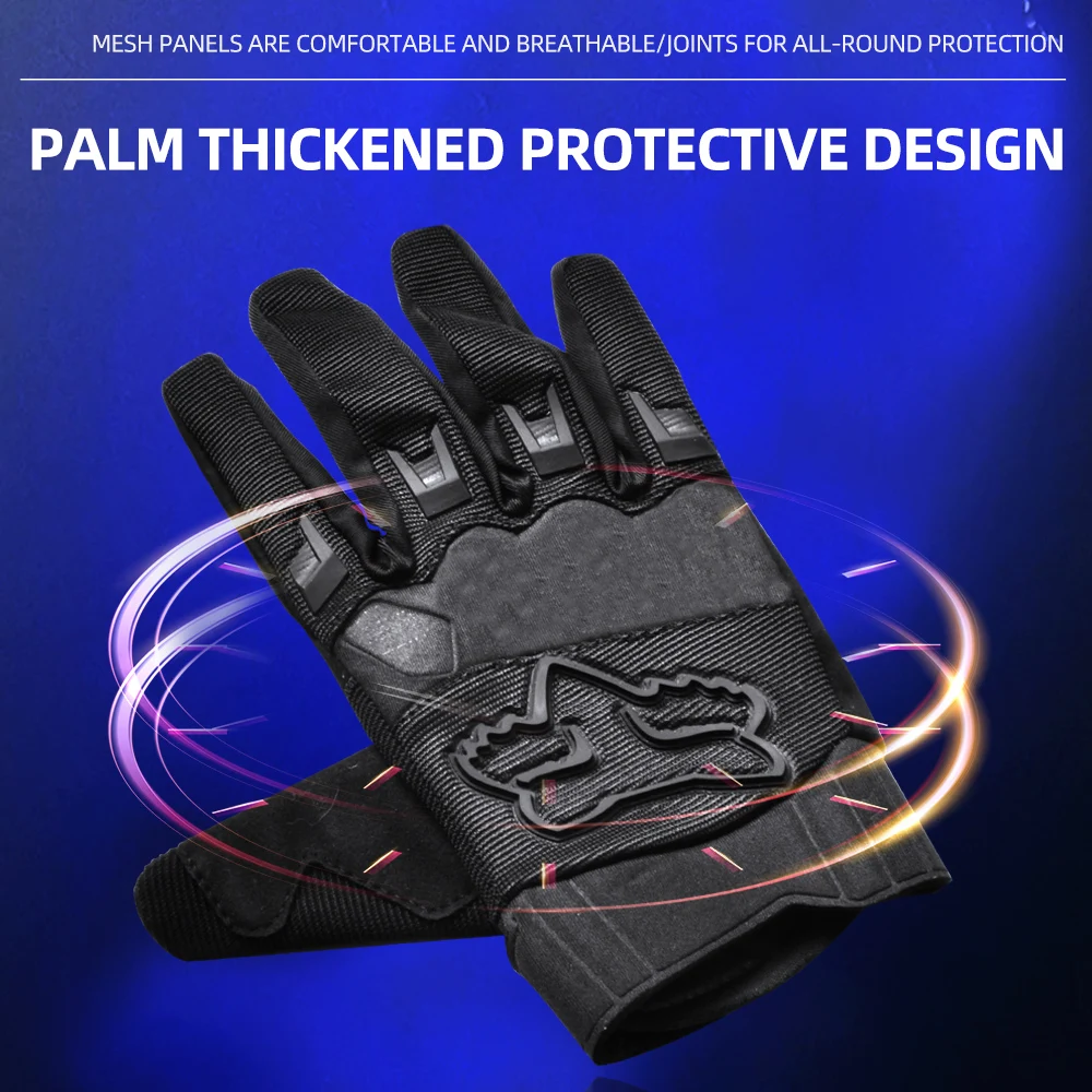 Hot Sale  Custom High Quality riding glove PU leather Motorcycle gloves