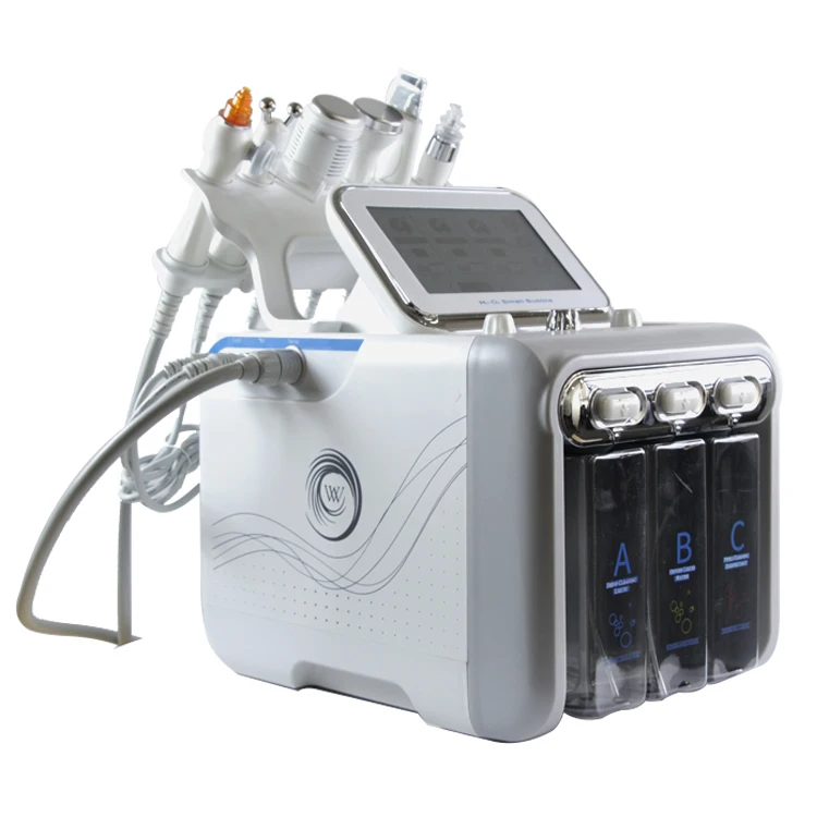 Charm HO6 Portable Hydrafacials H2O2 Skin Treatment Machines Hydrogen Oxygen 6 in 1 Oxygenation