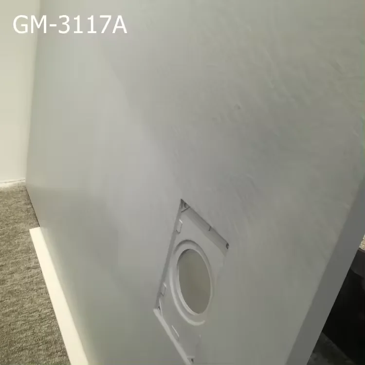 Single Threshold Acrylic Bathroom Shower Tray Rectangle Black Drainer Design with Antislip Modern Style Good Price