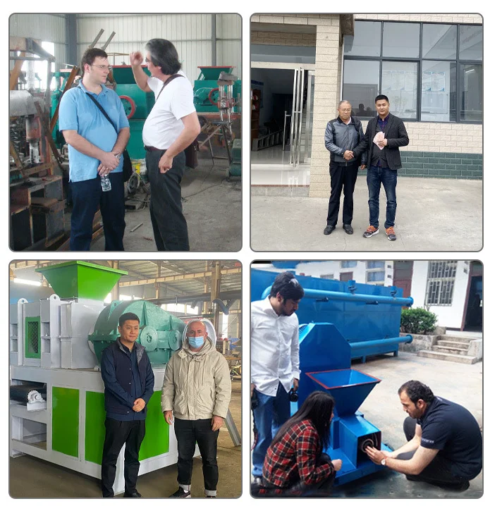 Roller ball press pillow shape charcoal briquette machine bbq charcoal press machine iron pellets rolling machine