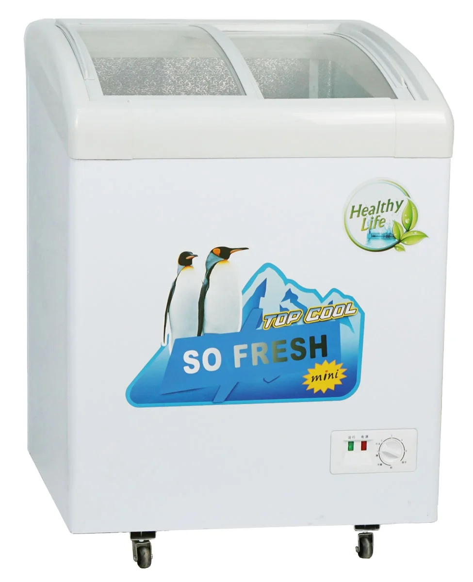 DC/AC 220-240v/ 12-24v SD-168L 12v ice cream mini freezer 220V