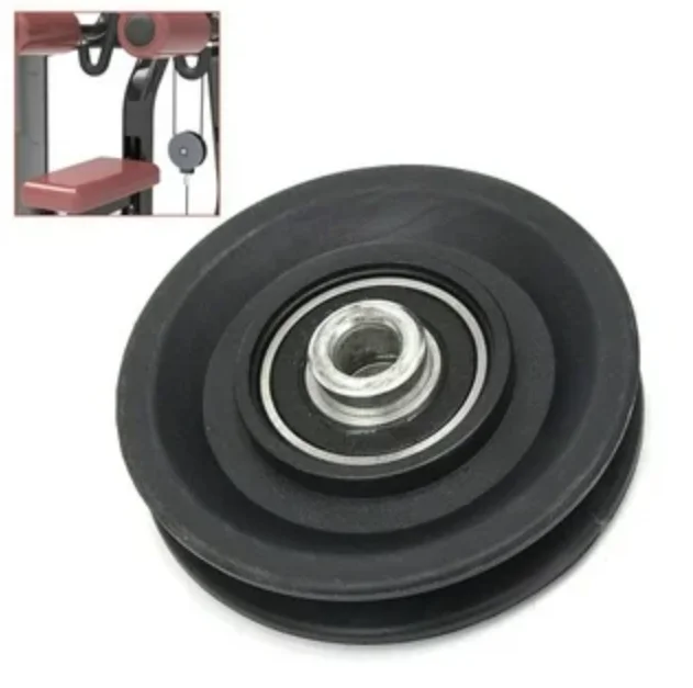 Factory price Sale pulley tensioning 100mm 120mm with Holes Hollow Pulley for wire rope pulley