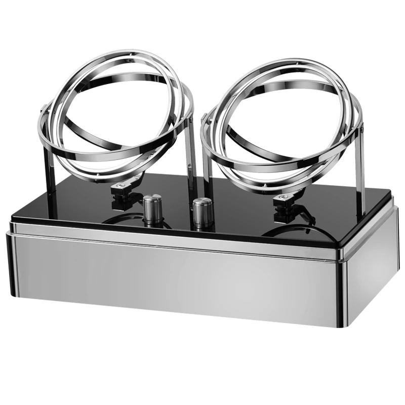 Gostar Jewelry Orbit double Watch Winder Silver Golden Color Metal watch winder
