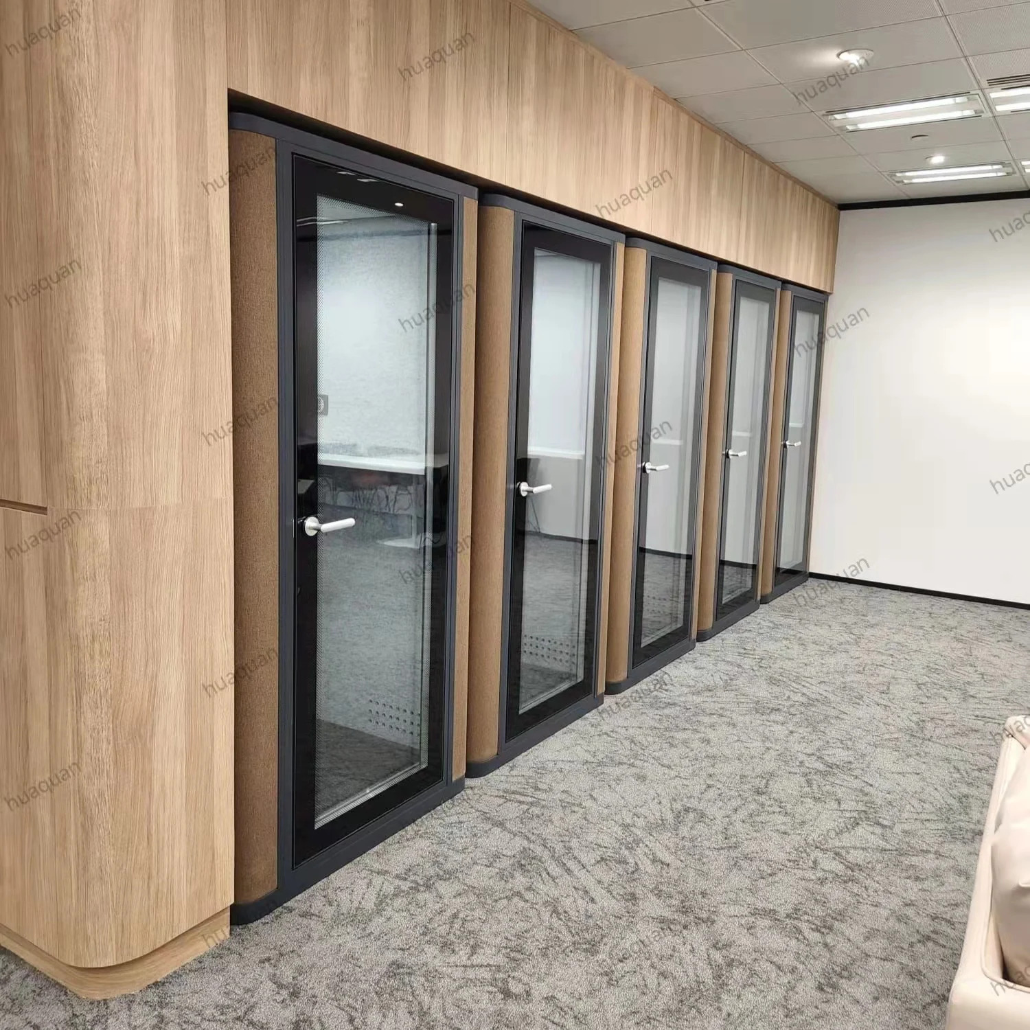 Movable Portable Private Sound Proof Working Cabin Acoustic Cabine Office Pods Phone Booth Small Soundproof