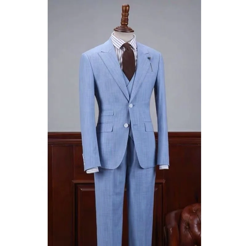 Индивидуальные индивидуальные однобортные мужские костюмы MTM, смокинг, дизайнерский Свадебный костюм, деловой мужской костюм