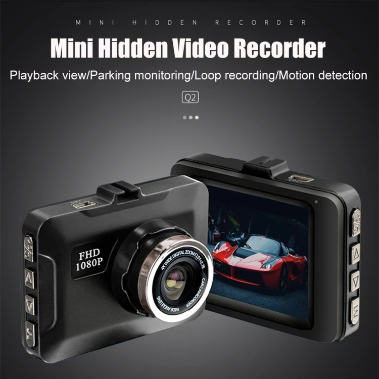 Новый список автомобиля тире экшн-камера DVR (устройство цифровой записи) 1080P широкоугольный объектив 2 дюймов IPS зеркало заднего вида Автомобильный видеорегистратор привод точности система записи
