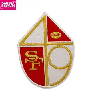 Custom Shield Bear Patches Embroidered Iron on Sew on Badge Logo Tactical Patch Hook & Loop for Clothes Hats