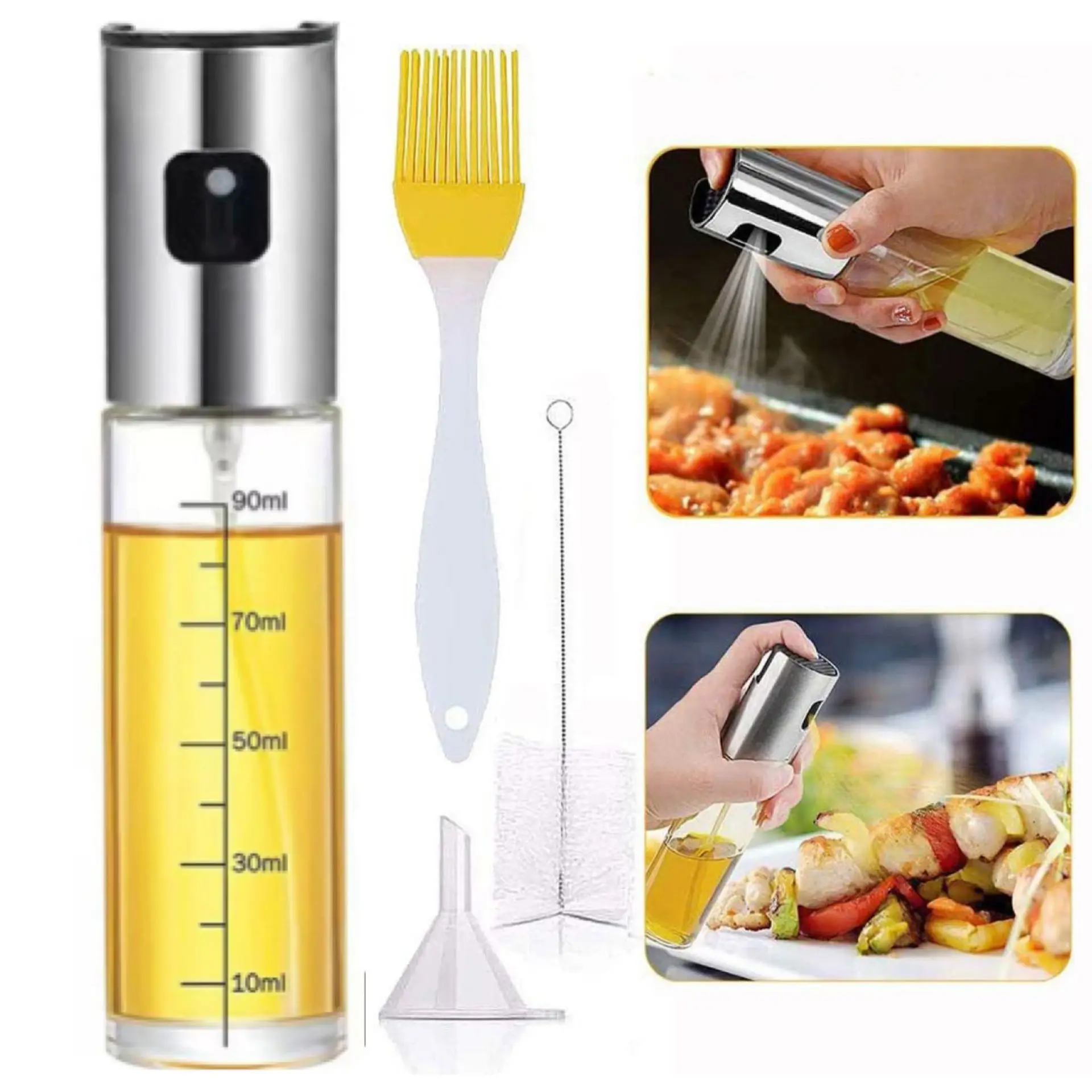 Amz top seller Kitchen home gadgets Barbecue Sprayer Grilling Oil Spray Bottle Olive Oil Dispenser Sprayer oil spray bottle