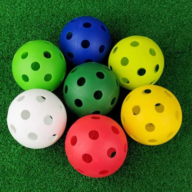 EVA Soft 26 Holes Designed Outdoor Courts Sufficient Elasticity & Durable 72mm Training Soft Baseball Balls