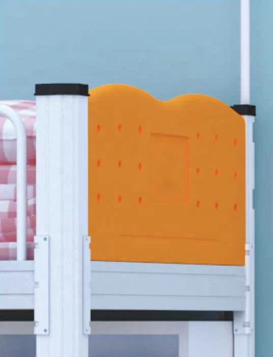 Hot selling school bed metal loft children bed for dormitory and bedroom