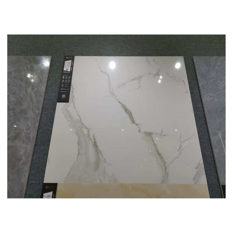 
 Porcelain tiles 800x800 white marble modern polished glazed floor tile  