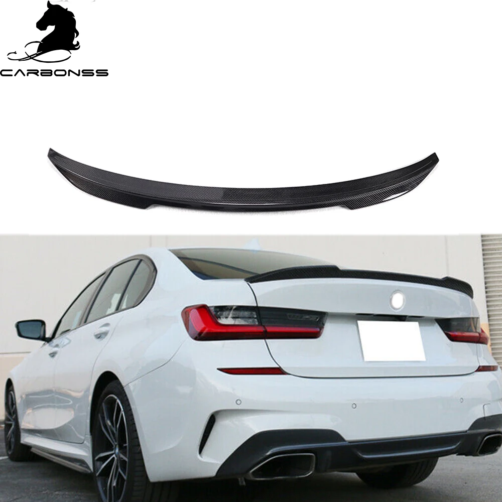 CS Type Trunk Ducktail Lip Wing Spoiler Carbon Fiber Rear Car Spoiler For BMW G20 G80