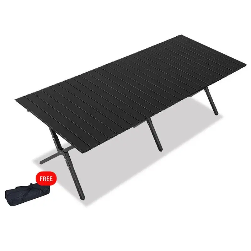 Wholesale Customized High Quality Outdoor Gatherings Convenient Leg Portable Folding Table Chair Set Ideal Picnics