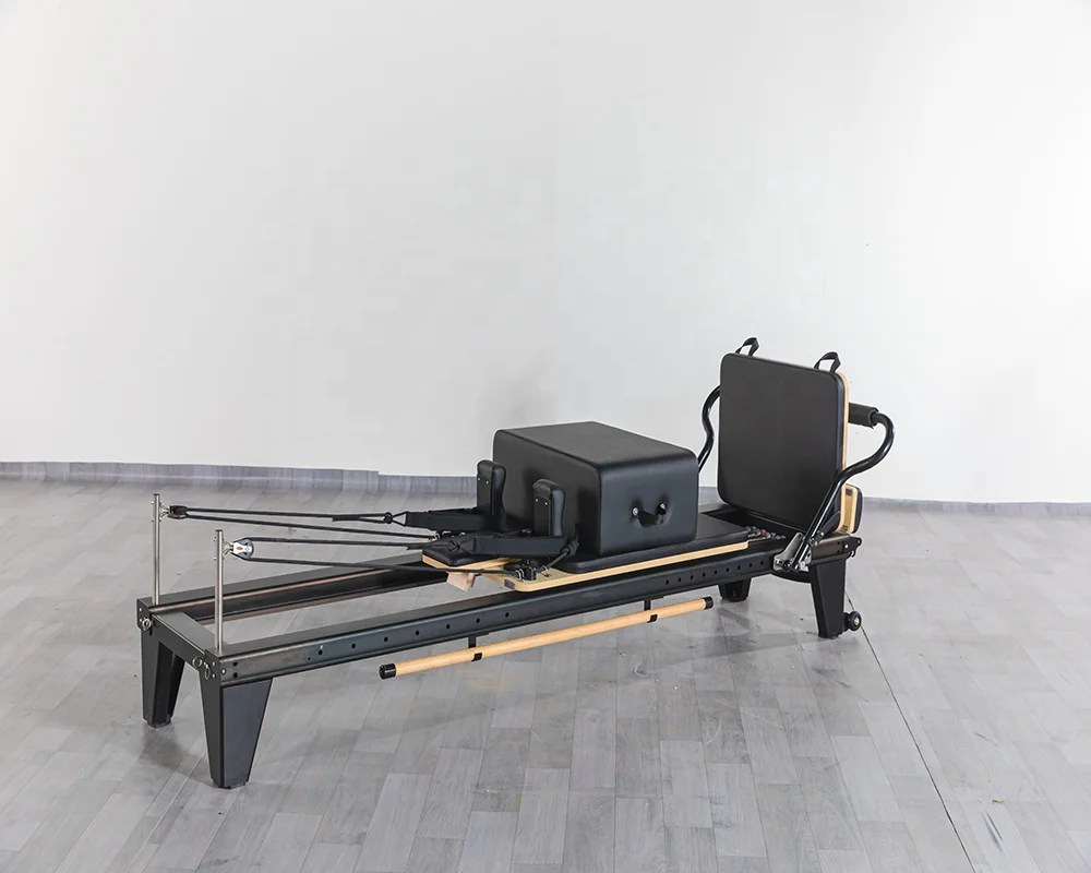 Customized logo high foot pilates bed pilates reformer aluminum with big box and jump board