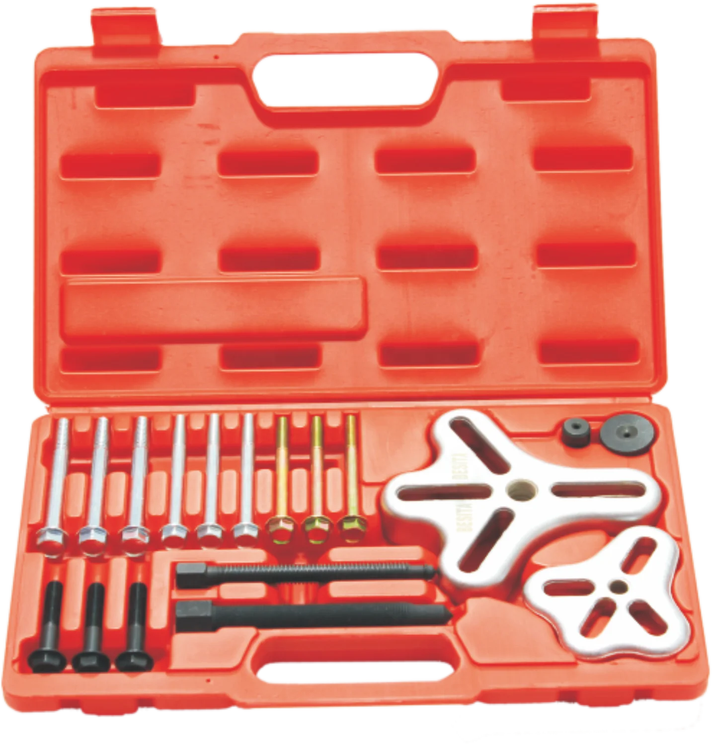 Wholesale 18PCS Harmonic Balancer Puller Set Remover Tool Steering Wheel Crankshaft Puller Set For Car Repairing