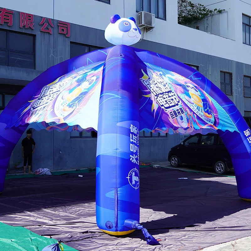 Custom Advertising 6X3  inflatable Canopy Spider Inflatable Tent Camping Outdoor Type Tent