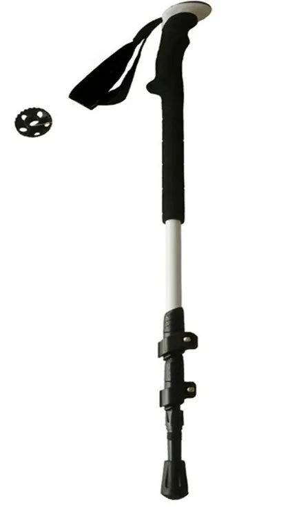 High quality ski poles foldable crutch bastones Trekking Pole carbon nordic walking sticks walking pole alpenstock trekking