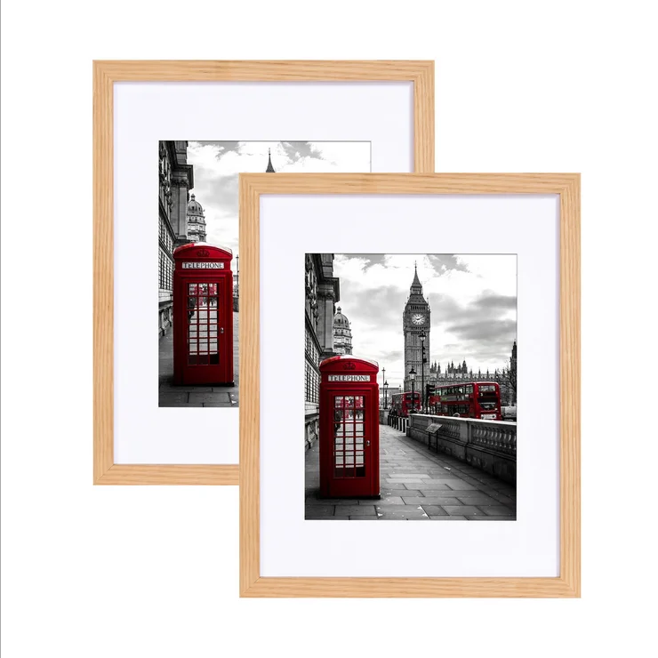 OEM Modern Photo Frame Gallery  8x10 11x14 16x20 20x24 24x32 inches Picture Frame Wood for Wall and Table