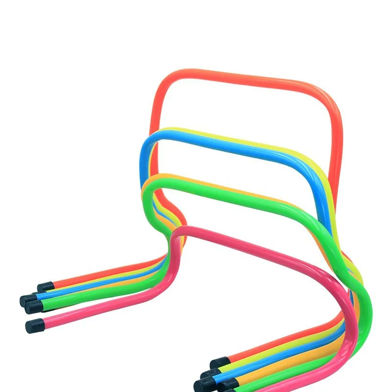 Wholesale 15CM 23CM 30CM 40CM 50CM football training Hurdles Portable Soccer Running Training Speed Agility Hurdles