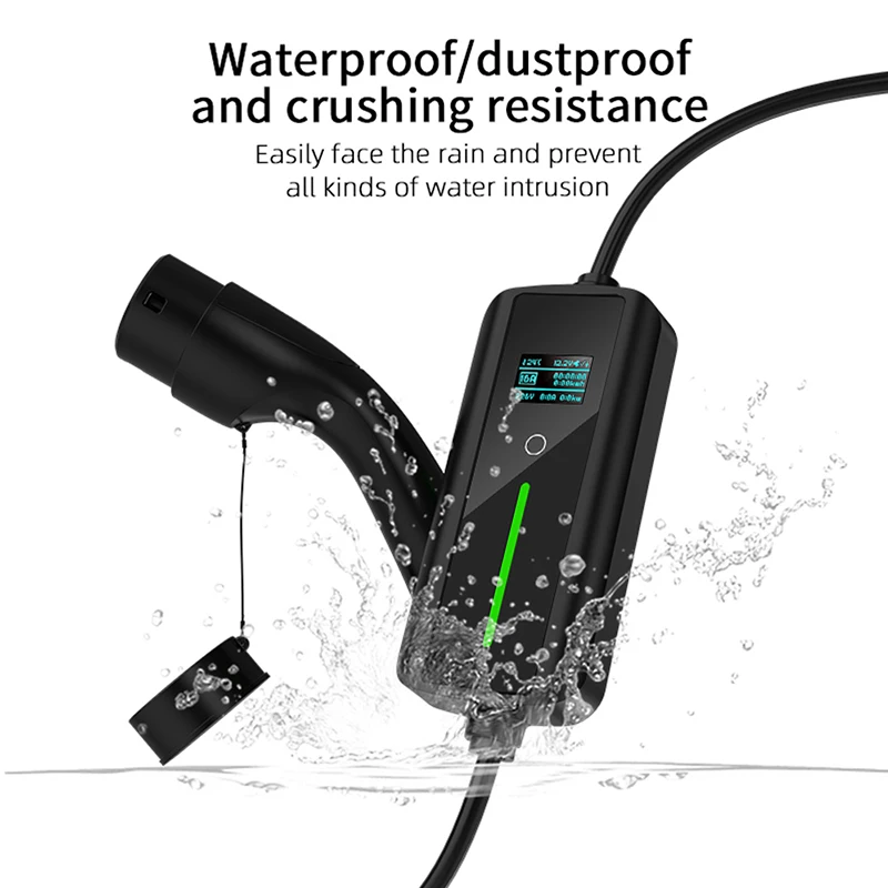 Type  Portable Ev Charger With Cee Plug European Charger Station Electric Car