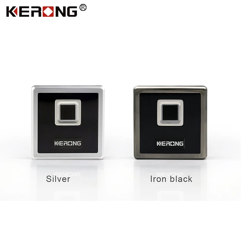 KERONG Small Panel Hidden Smart Electronic Cabinet Fingerprint Lock Biometric Intelligent Wireless Lock for Drawer