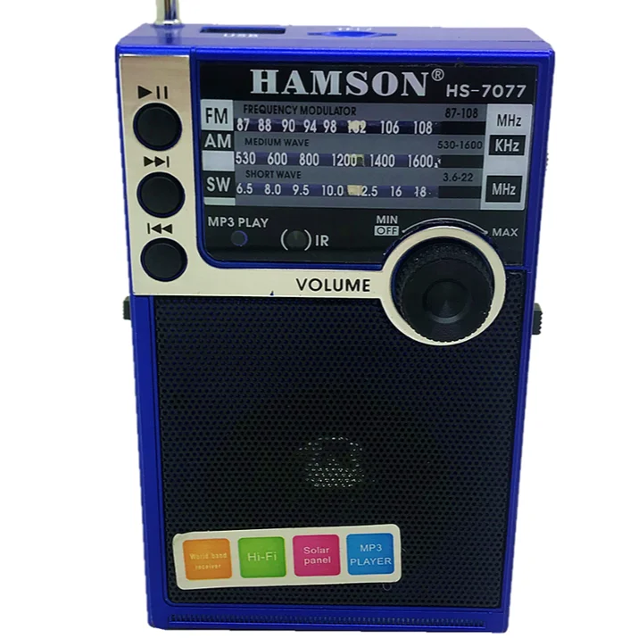 
Mini pocket size portable AM/FM/SW radio 