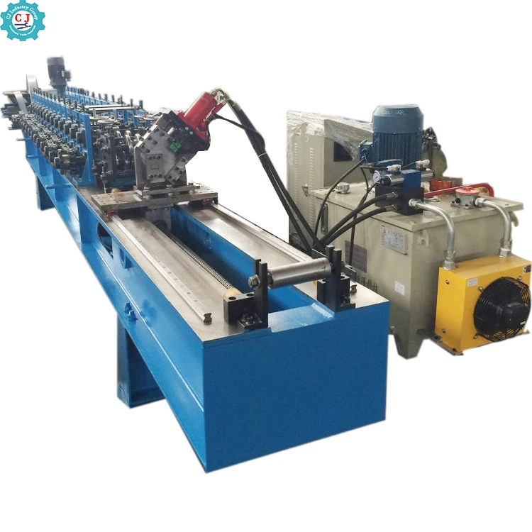 Hot Sale C Channel Forming Machine Pallet Racking Upright U Shape Steel Purlin Roll Forming Machine for Building Materials