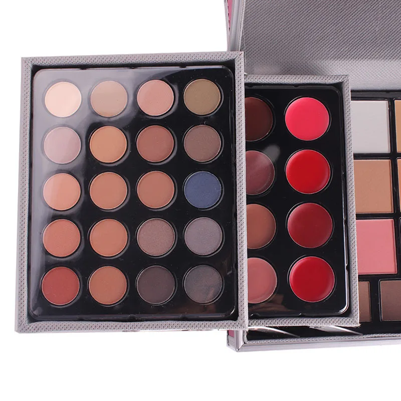 132 Full Color Eyeshadow Palette Fashion Women Cosmetic Case Full Pro Makeup Palette Concealer Blusher