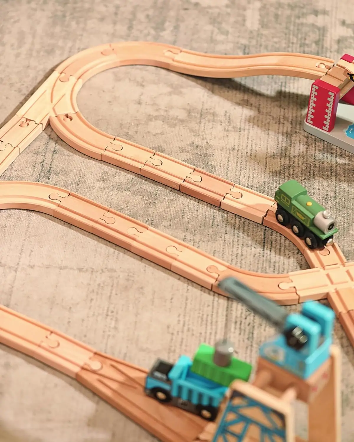 Wooden Train Track Track Expansion Thomas Wooden Railway System Wooden Train Tracks for Kids