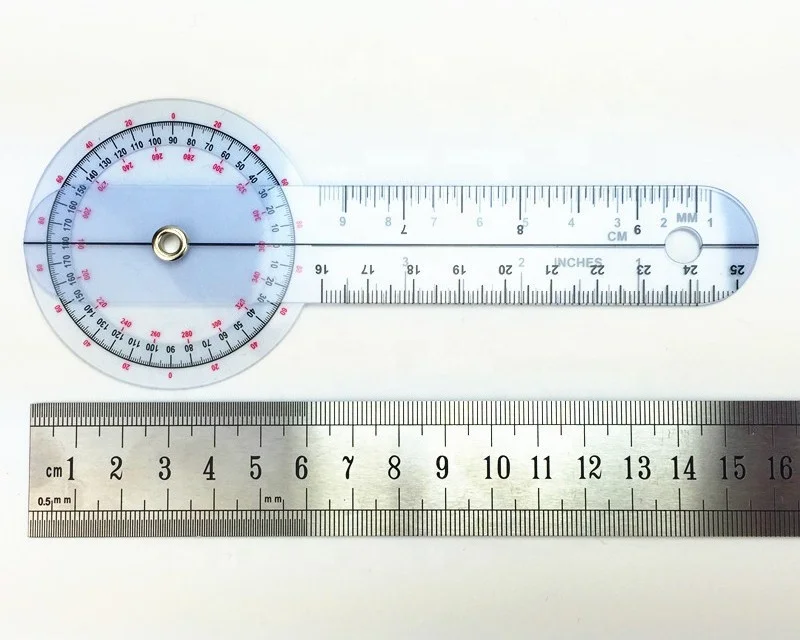 6inch, 8inch, 12inch Angle Medical Ruler Spinal Goniometer Angle ruler