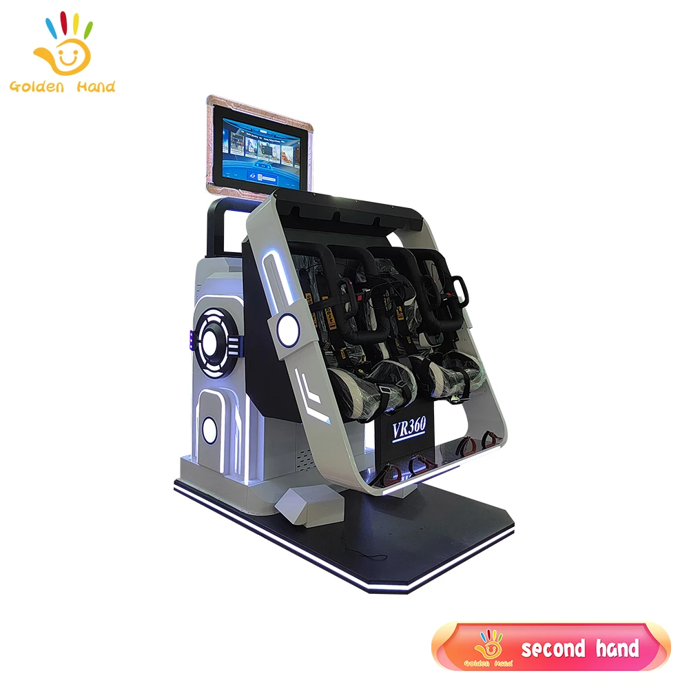 Second Hand Console Vr Outdoor 360 Rotating Helicopter Vr Game Machine Vr Double Egg Game Machine
