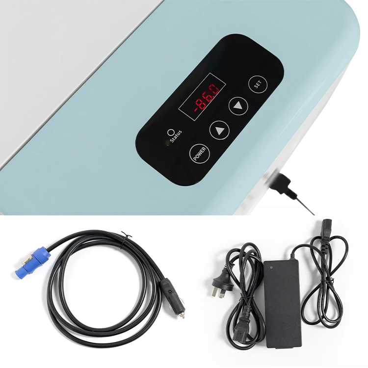 Refport New Ultra low temperature Fridge -86 Degree 25L portable freezer 12V/24V