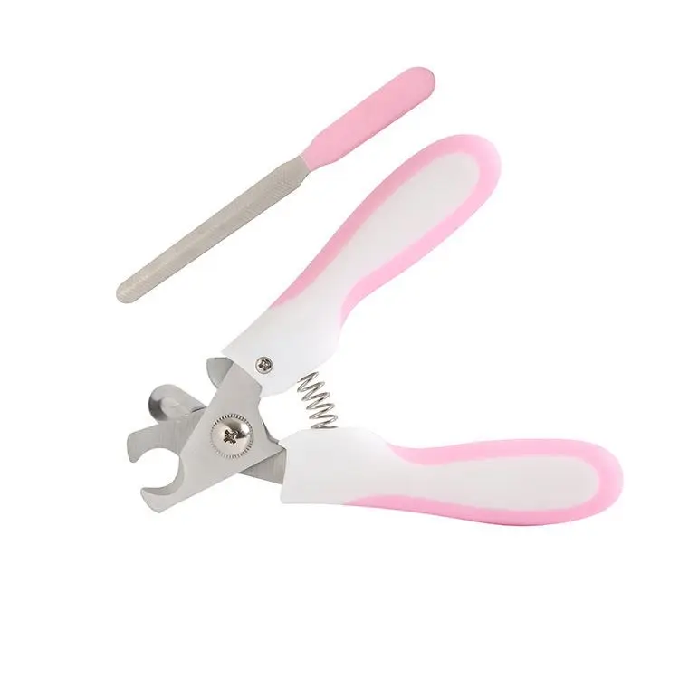 Toe Care Stainless Steel Dogs Cats Claw Nail Cutter Nail File Portable Scissors Trim Nails Pet Products New