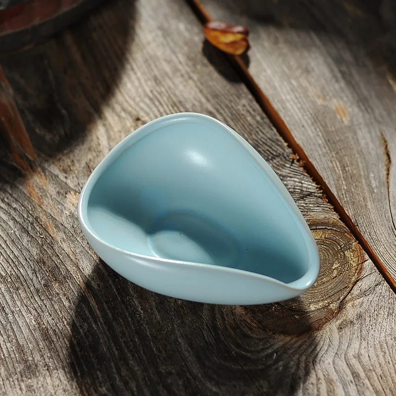 Mini Coffee Beans Ceramic Cupping Plate   White  Green Blue