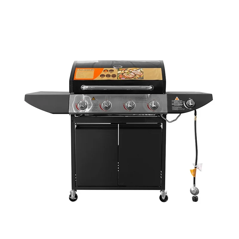 China Manufacturer Stainless Steel Household Camping Smokeless Barbecue Portable Outdoor BBQ Gas Grill