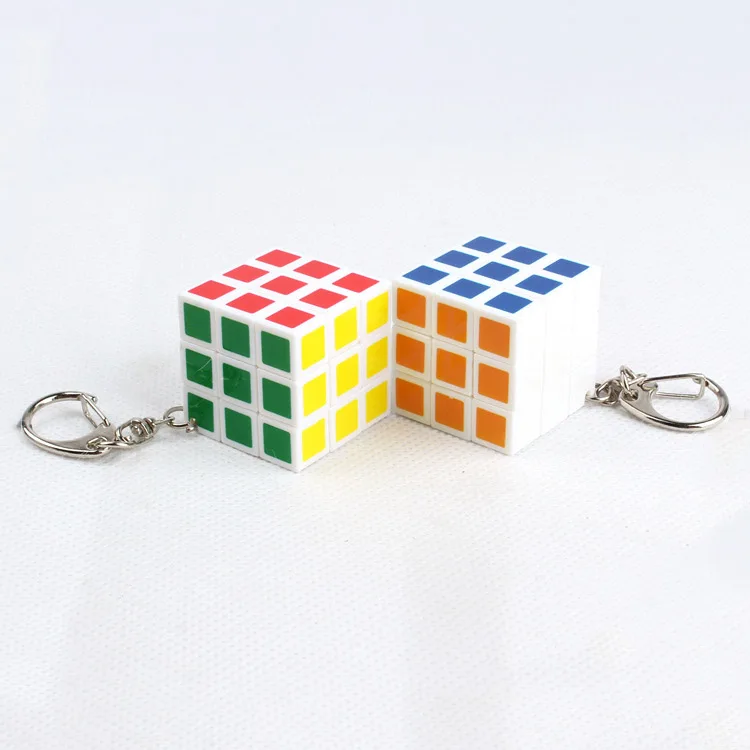 keychain 3 x 3  Magic Cube for Kids DIY Educational Advertising Promotional Gift  Geometric Toy