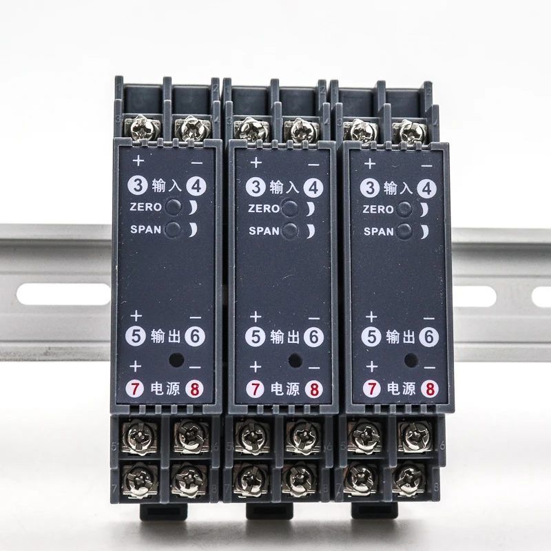 3 way signal isolator analog signal isolated transmitter 4 20ma input signal converter isolator