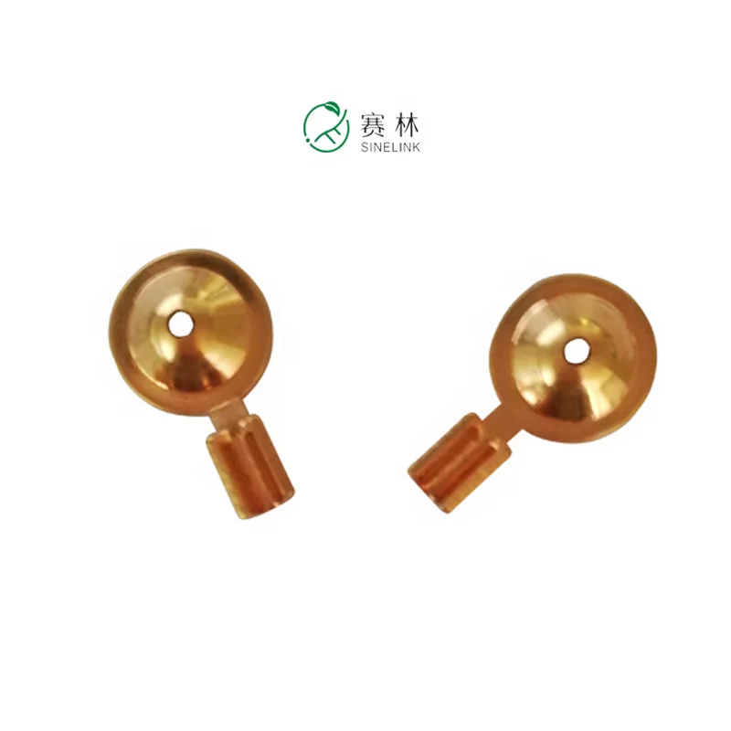 
Good Signal Reusable Copper Gold Cup Electrode for EEG EMG PSG 