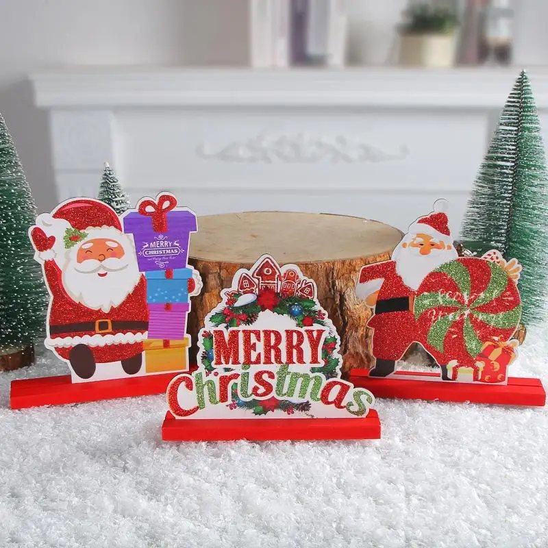 Christmas Decorations For Dinner, Party Coffee Table Xmas Gift Merry Christmas Holidays Centerpiece For Christmas Party/