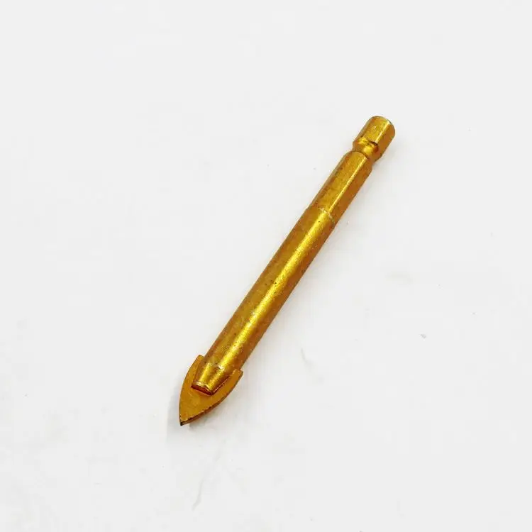 Hexagonal handle Triangle drill set glass tile alloy bit Ceramic bit triangle drill 3-10mm