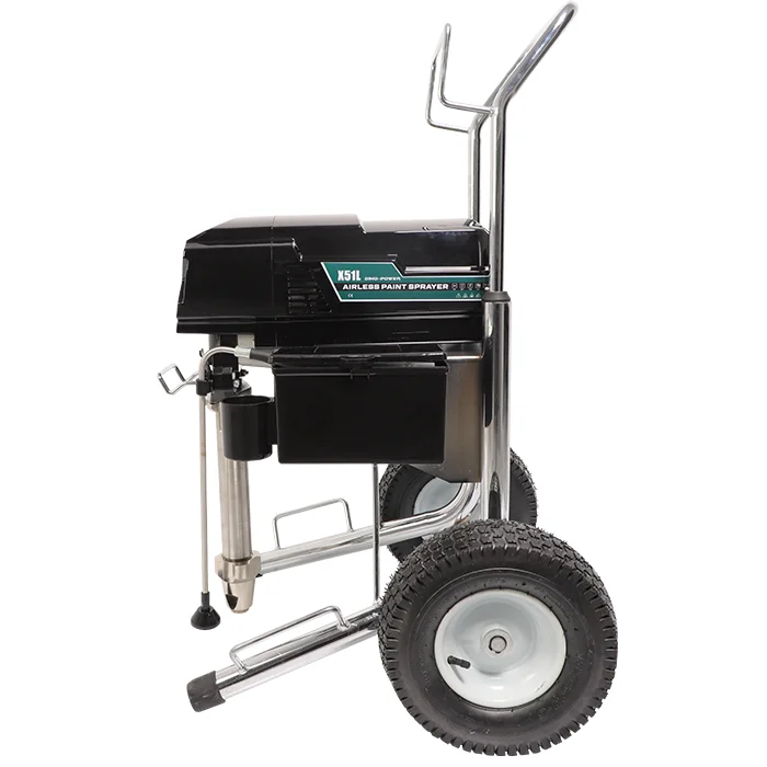 X51L Professional Airless Paint Sprayer, Electric Piston Pump Airless Sprayer 5.1L