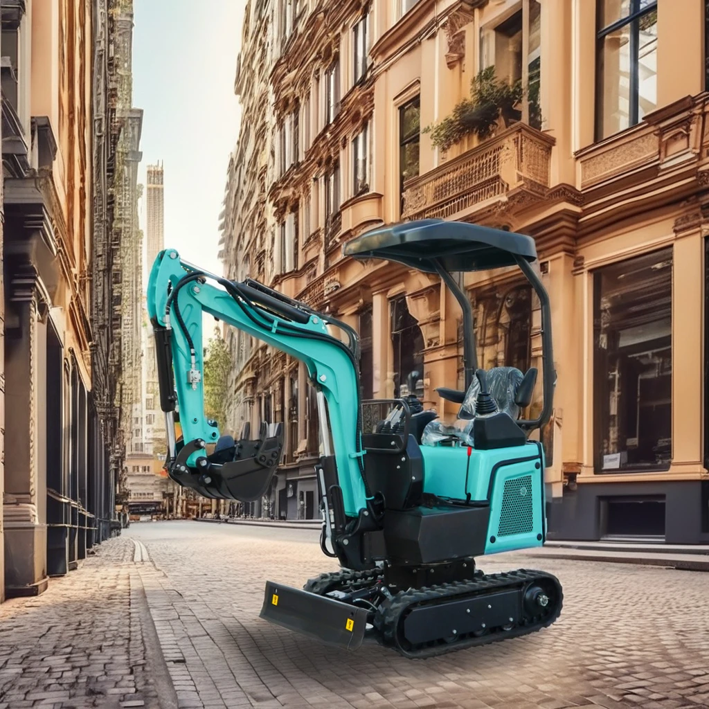 NEW China electric loader excavator 1000kg mini digger 1.5 ton electric excavator with CE certified used