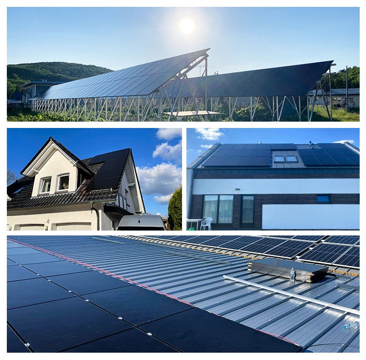 Bluesun Rotterdam Warehouse 400w solar panel 400w 400 watt 415w europe shingled solar panels all black solar panels