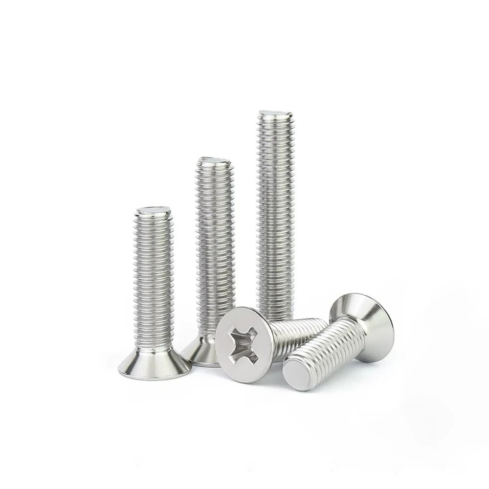 Din965 Stainless Steel Flat Csk Head Machine Screw M3 M4 M5 M6 M8