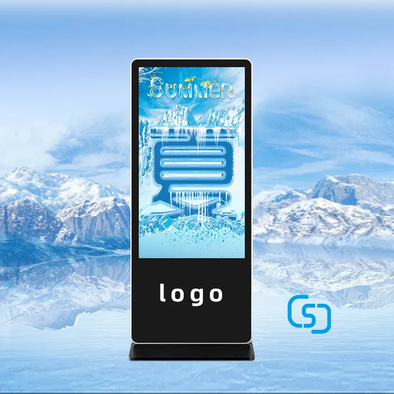 Floor Standing Interactive Touch Totem Display Digital Signage Kiosk Indoor 4k Monitor Advertising Player Lcd Screen