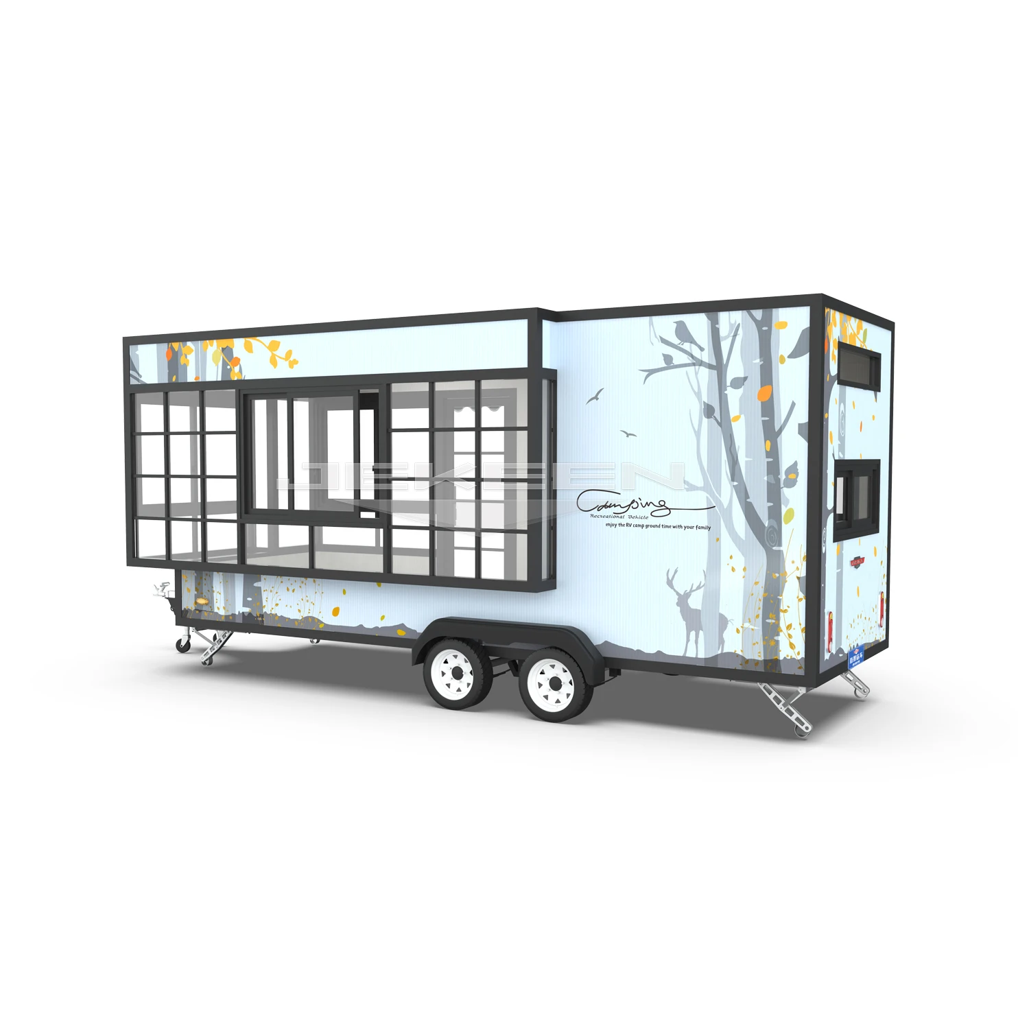 JEKEEN 2019 новый дизайн трейлер для кемпинга автомобиль-трейлер дорожный RV-
